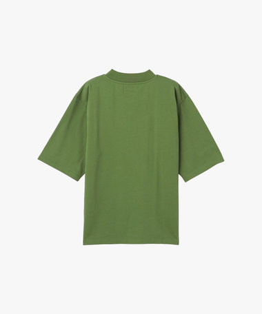 メンズ 刺繍 コットン 半袖 Tシャツ "Lezard"