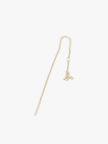 【Outlet】H925 "b." ロゴ ピアス "Iconic - thin and tiny"