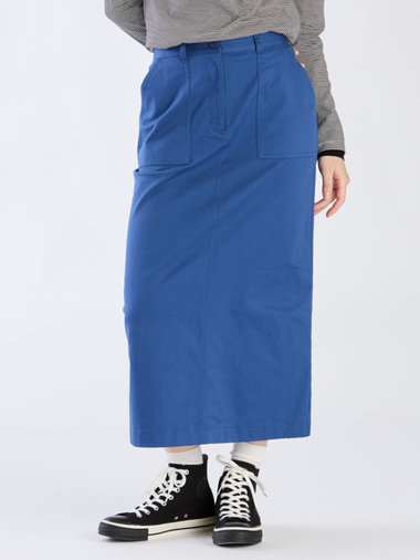 【Outlet】コットンストレッチチノスカート
