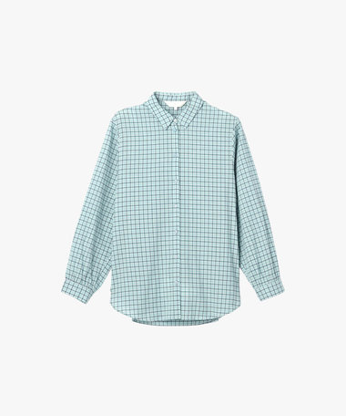 コットンドビーミニチェックシャツ