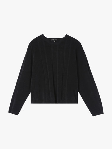 【Outlet】オープンワークモールニットプルオーバー