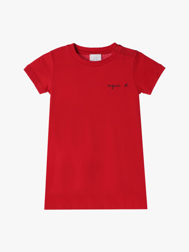 【Outlet】S179 L ROBE ベビー ロゴワンピース