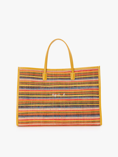 ラフィア ミディアム トートバッグ WAX35-02