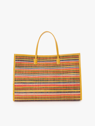 ラフィア ミディアム トートバッグ WAX35-02