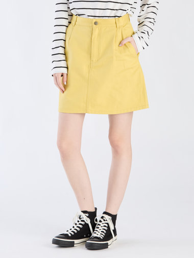 【Outlet】コットンツイルミニスカート