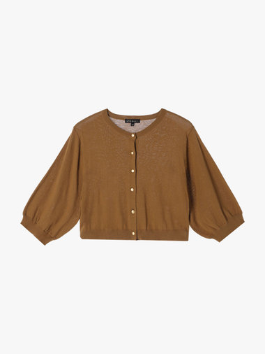 【Outlet】ショートスリーブニットカーディガン