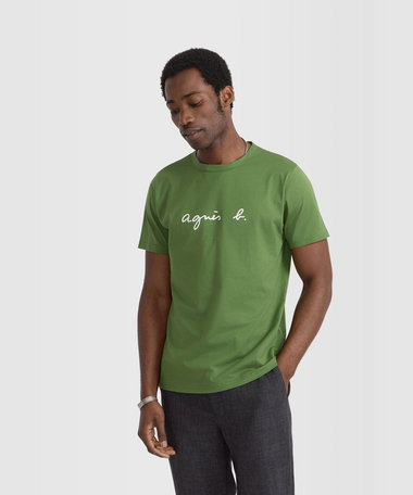 メンズ ロゴ プリント 半袖 Tシャツ "Brando"