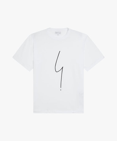 アイコニック オーガニックコットン 半袖Tシャツ "Point d'Ironie"