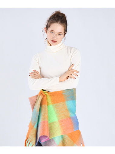 【Outlet】パイル タートルネック プルオーバー