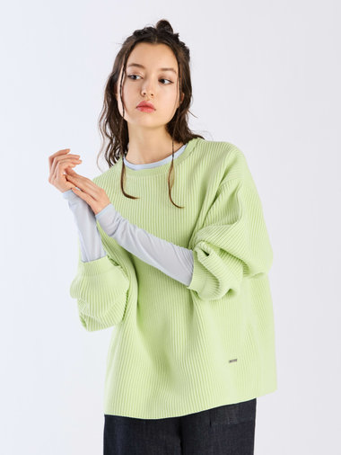 【Outlet】スポンジニットプルオーバー