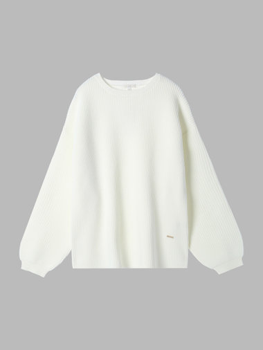 【Outlet】スポンジニットプルオーバー