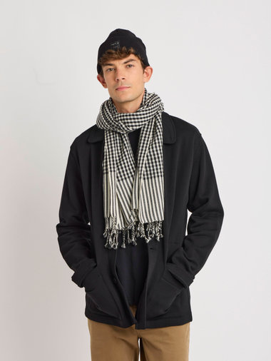 メンズ コットン メルトン 長袖 ジャケット ”Mandarin”