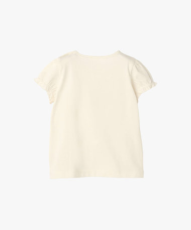 ベビー ロゴ ボーダー プリント コットン 半袖 Tシャツ "Heart"