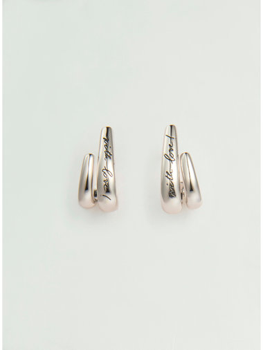 フープ ピアス "Spiral Vibes"