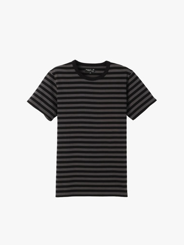 メンズ コットン 細ボーダー 半袖Tシャツ "Coulos"