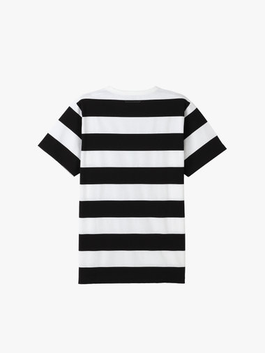 メンズ 太ボーダー コットン 半袖 Tシャツ "Coulos"