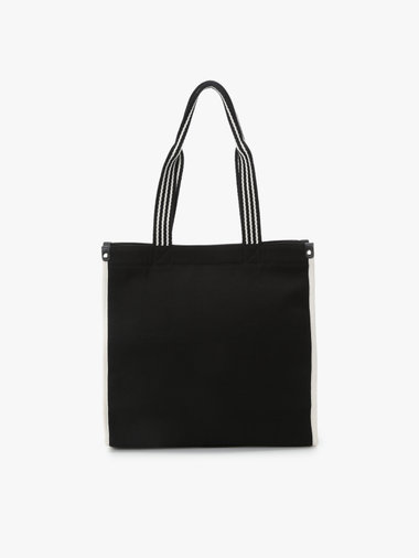 WEB限定 ロゴ コットン スクエア トートバッグ