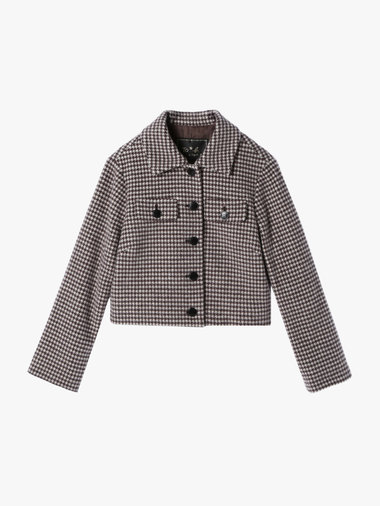 【Outlet】WW68 BLOUSON ハウンドトゥースブルゾン