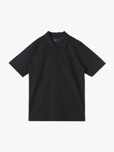 メンズ アイコニック 刺繍 コットン 半袖 ポロシャツ "Lezard"