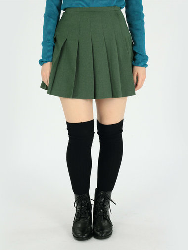 【Outlet】 プリーツミニスカート
