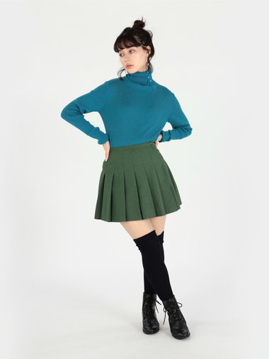 【Outlet】 プリーツミニスカート