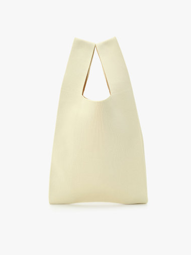 ニット ロゴ トートバッグ