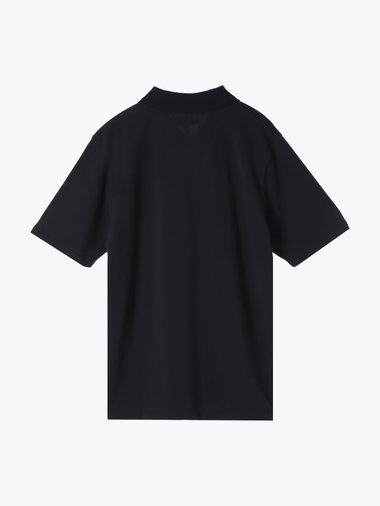 メンズ アイコニック 刺繍 コットン 半袖 ポロシャツ "Lezard"