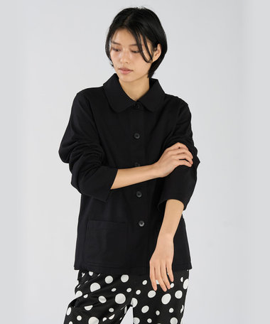 コットン ジャージー 長袖 ジャケット "Mandarin"