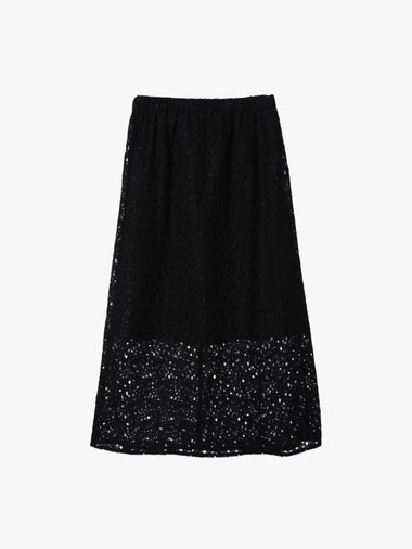 【Outlet】ラッセルレース ロングスカート