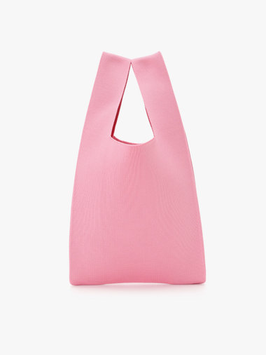 ニット ロゴ トートバッグ