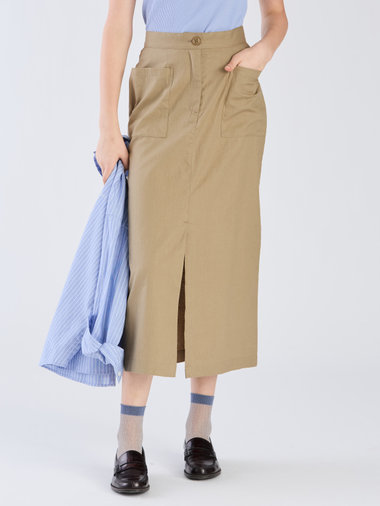 【Outlet】コットン ロング スカート