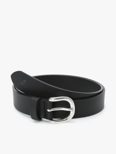 メンズ ”b.”ロゴ レザー ベルト ”Yann”