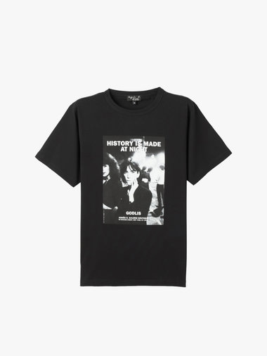 コットン プリント 半袖 アーティスト Tシャツ "Godlis"