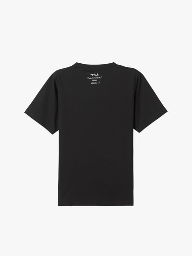 コットン プリント 半袖 アーティスト Tシャツ "Godlis"