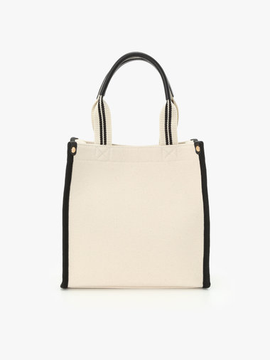 ロゴ レザーネーム ミニ トートバッグ