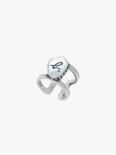 メンズ ”b.”ロゴ リング ”Adriel”