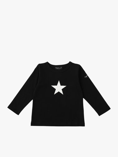 キッズ コットン アイコニック 長袖 Tシャツ "Etoile"