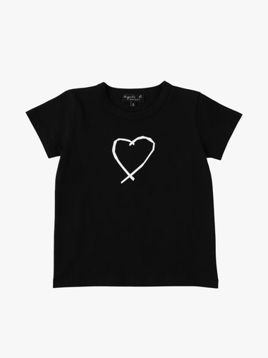 キッズ アイコニック コットン 半袖 Tシャツ "Sarajevo heart"