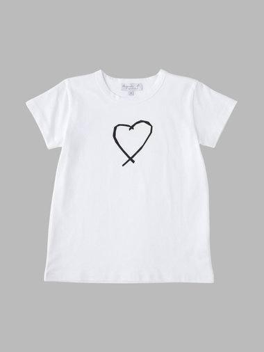 キッズ アイコニック コットン 半袖 Tシャツ "Sarajevo heart"