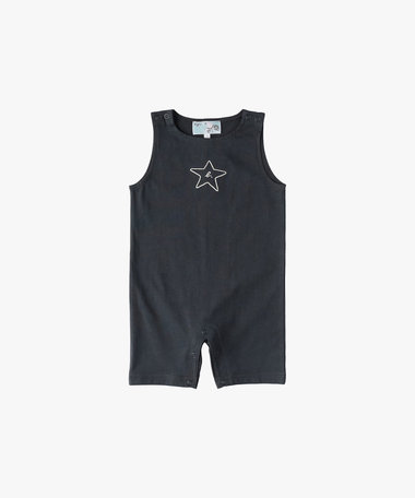 ベビー "b." ロゴ スター コットン ノースリーブ サロペット "Missia"