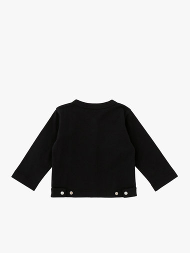 ベビー コットン 長袖 カーディガンプレッション