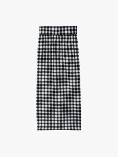 【Outlet】ネップギンガムチェックスカート