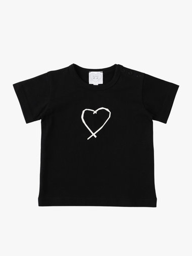 ベビー アイコニック コットン 半袖 Tシャツ "Sarajevo heart"
