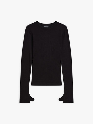 フィンガーレス 長袖 Tシャツ "Evening Mitaines"