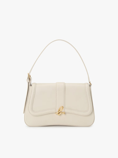 レザー ミディアム ショルダーバッグ”Ingrid” ZAS04-01