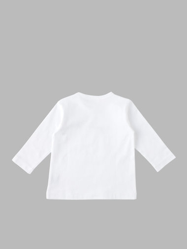 ベビー ロゴ コットン 長袖 Tシャツ