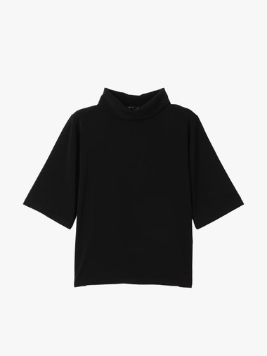 ハイネック 五分袖 トップス "Moree"