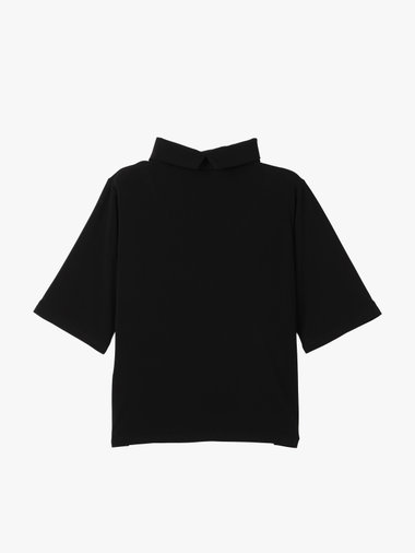 ハイネック 五分袖 トップス "Moree"