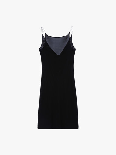 ノースリーブ ジャージー ドレス ”Elko Strass”