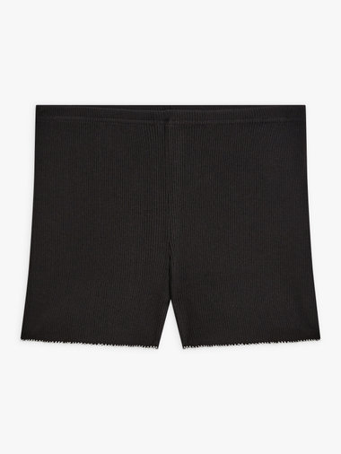 【Outlet】コットン ウール リブ ショートパンツ "Dido Picot"